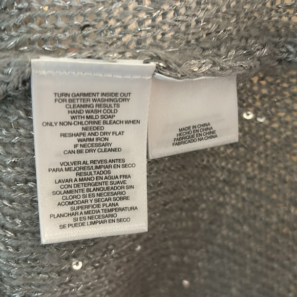 Anne Klein - sequined sweater - size L - Picture 4 of 4